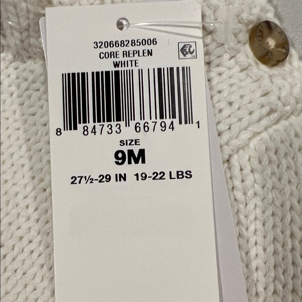 NWT Ralph Lauren Cream Knit Sweater - Picture 3 of 7